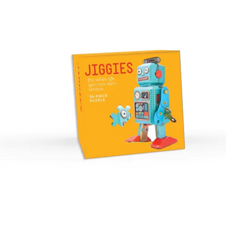 Robot Jiggie Puzzle 38 Piece - Spumoni Trade