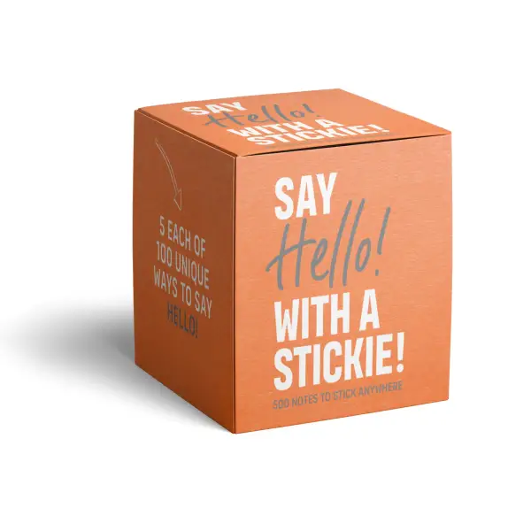 Say Hello Sticky Notes - Spumoni Trade