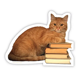Smarty Cat Sticker - LoveLit Trade
