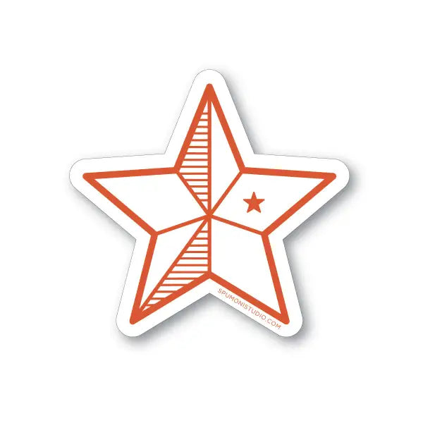 Texas Star Sticker - Spumoni - Trade