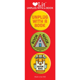 Unplug with a Book 3 - Button Assortment - LoveLit Trade