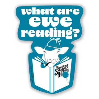 What are EWE Reading? Barn Sheep Sticker