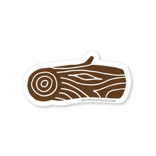Wooden Log Sticker