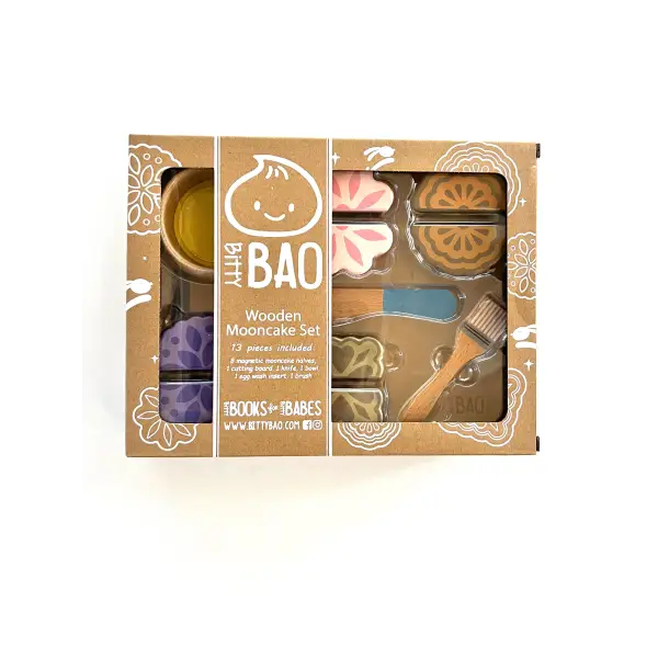 Wooden Mooncake Toy Set - Bitty Bao - Distribution