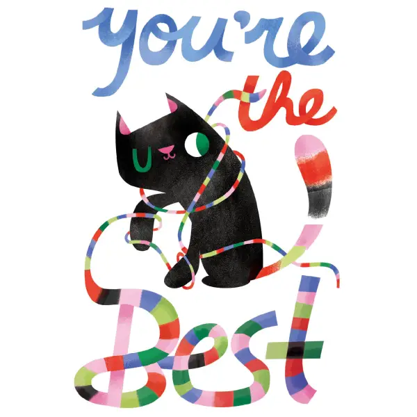 You’re the Best (Palentines Hangable Postcard) - Spumoni